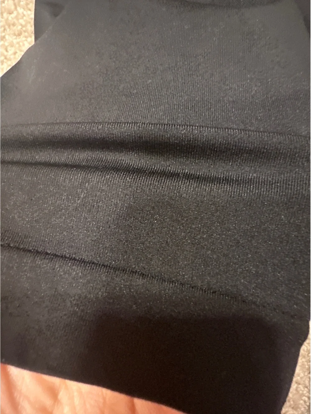 (4)Colorful Black Knee-Length Stretch Shorts